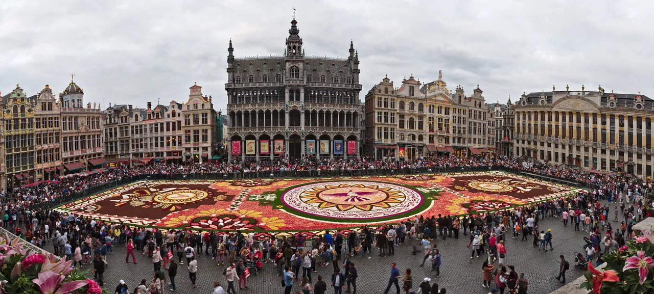 The flower carpet on Brussels' Grand-Place